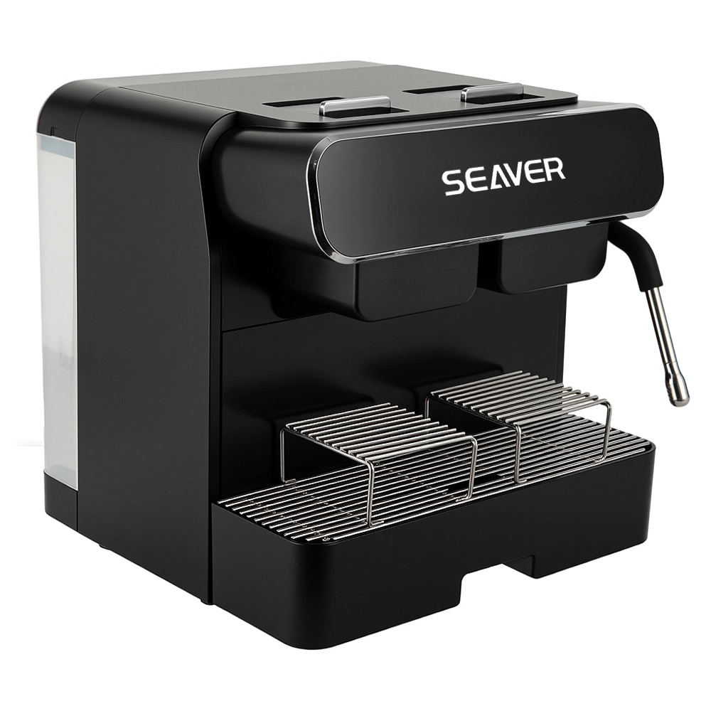 スチーム機能付きダブルヘッドカプセルコーヒーマシン
