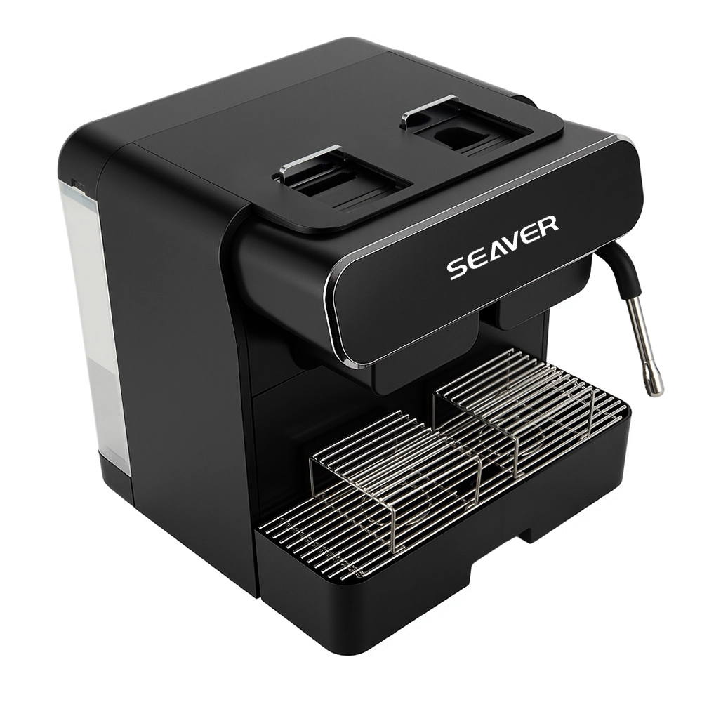 スチーム機能付きダブルヘッドカプセルコーヒーマシン